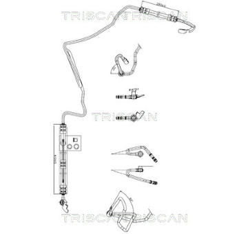 Hydraulická hadice, řízení TRISCAN 8516 29009