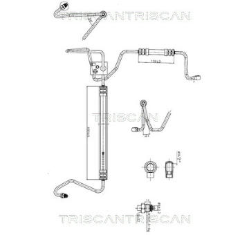 Hydraulická hadice, řízení TRISCAN 8516 29020