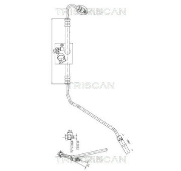 Hydraulická hadice, řízení TRISCAN 8516 29023