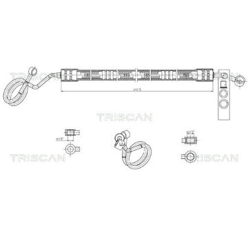 Hydraulická hadice, řízení TRISCAN 8516 29032