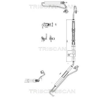 Hydraulická hadice, řízení TRISCAN 8516 29040