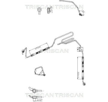 Hydraulická hadice, řízení TRISCAN 8516 29043