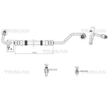 Hydraulická hadice, řízení TRISCAN 8516 29044