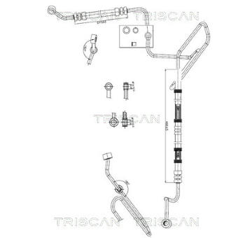 Hydraulická hadice, řízení TRISCAN 8516 29045