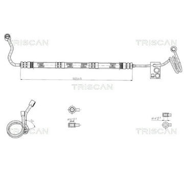 Hydraulická hadice, řízení TRISCAN 8516 29048