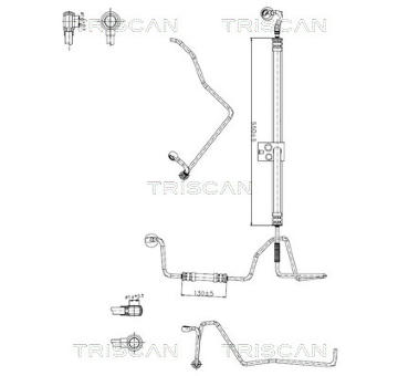 Hydraulická hadice, řízení TRISCAN 8516 29049