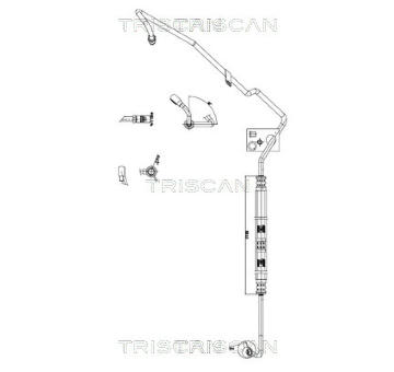 Hydraulická hadice, řízení TRISCAN 8516 29053