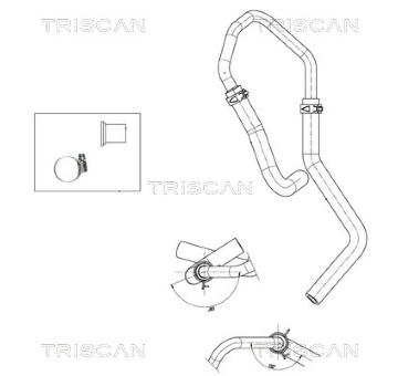 Hydraulická hadice, řízení TRISCAN 8516 29059