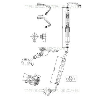 Hydraulická hadice, řízení TRISCAN 8516 29065