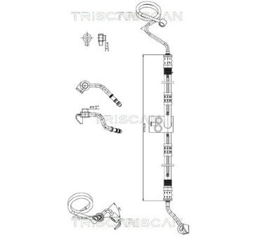 Hydraulická hadice, řízení TRISCAN 8516 29078