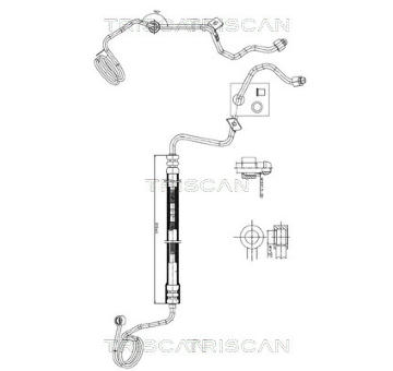 Hydraulická hadice, řízení TRISCAN 8516 29081