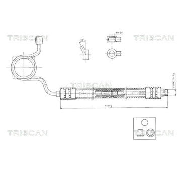 Hydraulická hadice, řízení TRISCAN 8516 29084