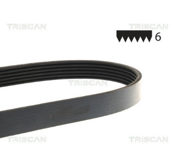 ozubený klínový řemen TRISCAN 8640 600975
