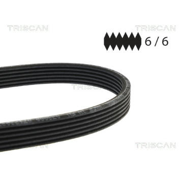 Klínový řemen TRISCAN 8640 661195E