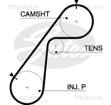 Ozubený řemen TRISCAN 8645 5478XS