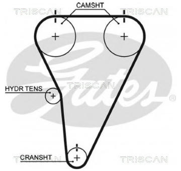 Ozubený řemen TRISCAN 8645 T215