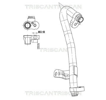 Vysokotlaké / nízkotlaké vedení, klimatizace TRISCAN 9010 10017