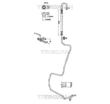Vysokotlaké / nízkotlaké vedení, klimatizace TRISCAN 9010 11007