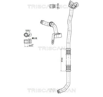 Vysokotlaké / nízkotlaké vedení, klimatizace TRISCAN 9010 23008