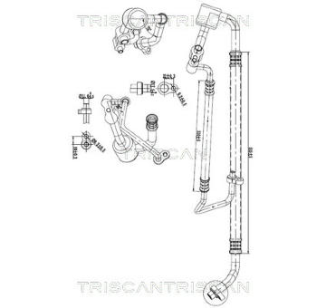 Vysokotlaké / nízkotlaké vedení, klimatizace TRISCAN 9010 24011