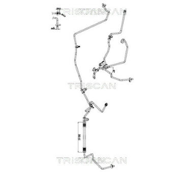 Vysokotlaké / nízkotlaké vedení, klimatizace TRISCAN 9010 25053