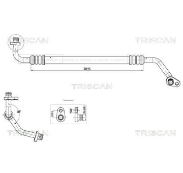 Vysokotlaké / nízkotlaké vedení, klimatizace TRISCAN 9010 28004