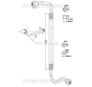 Vysokotlaké / nízkotlaké vedení, klimatizace TRISCAN 9010 28028