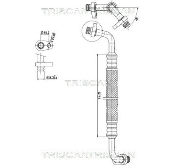 Vysokotlaké / nízkotlaké vedení, klimatizace TRISCAN 9010 28031
