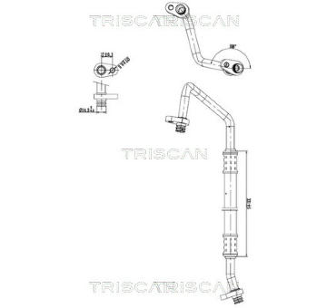 Vysokotlaké / nízkotlaké vedení, klimatizace TRISCAN 9010 28057