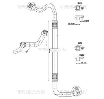 Vysokotlaké / nízkotlaké vedení, klimatizace TRISCAN 9010 28070