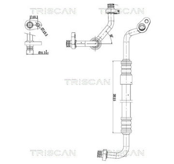 Vysokotlaké / nízkotlaké vedení, klimatizace TRISCAN 9010 28091
