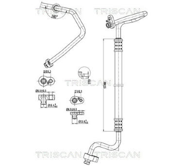 Vysokotlaké / nízkotlaké vedení, klimatizace TRISCAN 9010 29032