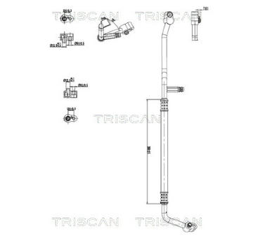 Vysokotlaké / nízkotlaké vedení, klimatizace TRISCAN 9010 29129