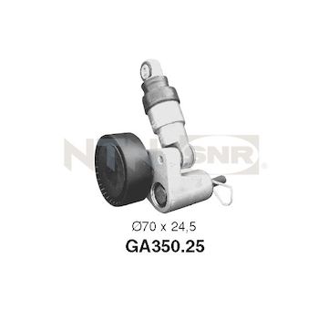 Napínací kladka, žebrovaný klínový řemen SNR GA350.25