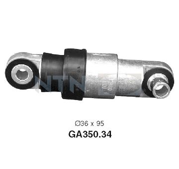 Napínací kladka, žebrovaný klínový řemen SNR GA350.34