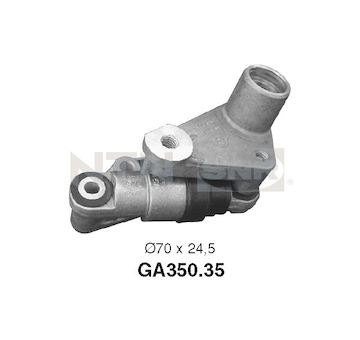 Napínací kladka, žebrovaný klínový řemen SNR GA350.35