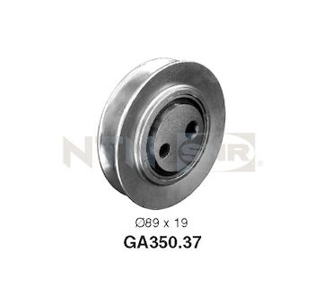 Napínací kladka, žebrovaný klínový řemen SNR GA350.37
