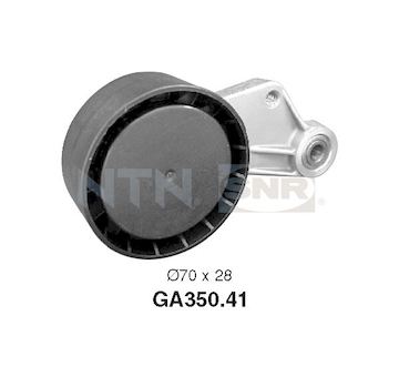 Napínací kladka, žebrovaný klínový řemen SNR GA350.41
