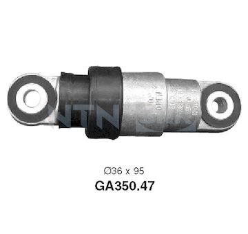 Napínací kladka, žebrovaný klínový řemen SNR GA350.47