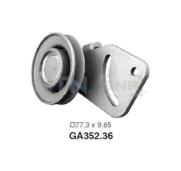 Napínací kladka, žebrovaný klínový řemen SNR GA352.36