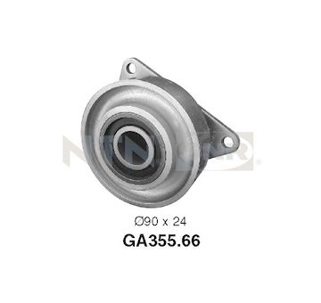 Vratná/vodicí kladka, klínový žebrový řemen SNR GA355.66