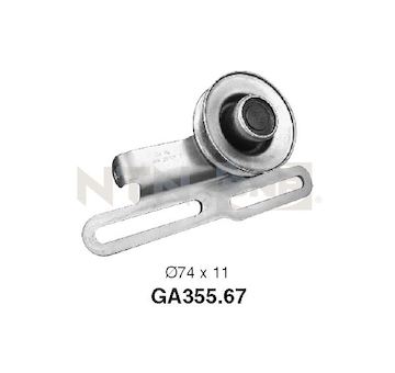 Napínací kladka, žebrovaný klínový řemen SNR GA355.67