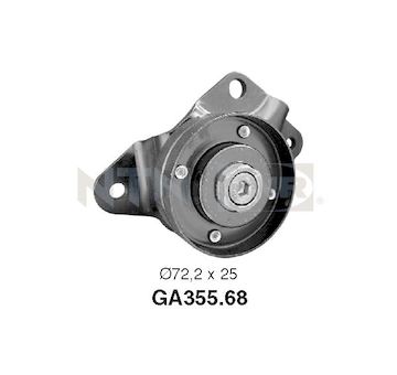 Napínací kladka, žebrovaný klínový řemen SNR GA355.68