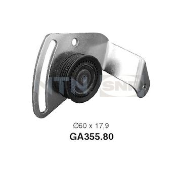 Napínací kladka, žebrovaný klínový řemen SNR GA355.80