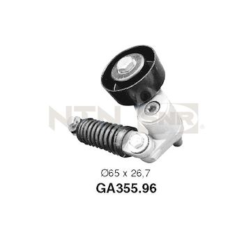 Napínací kladka, žebrovaný klínový řemen SNR GA355.96