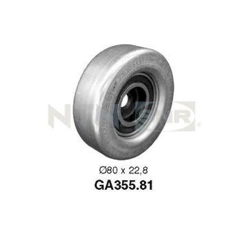 Napínací kladka, žebrovaný klínový řemen SNR GA355.81