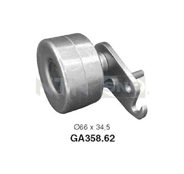 Napínací kladka, žebrovaný klínový řemen SNR GA358.62