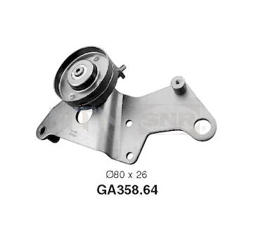 Napínací kladka, žebrovaný klínový řemen SNR GA358.64