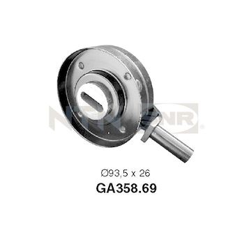 Napínací kladka, žebrovaný klínový řemen SNR GA358.69