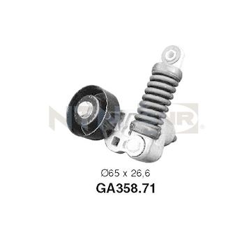 Napínací kladka, žebrovaný klínový řemen SNR GA358.71